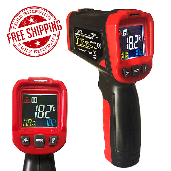 Infrared Digital Chocolate Thermometer Cook Baking for Creams Sauces