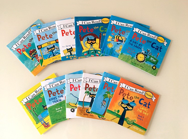 12 Books I Can Read Pete The Cat Pictures Book Story Book Set Children