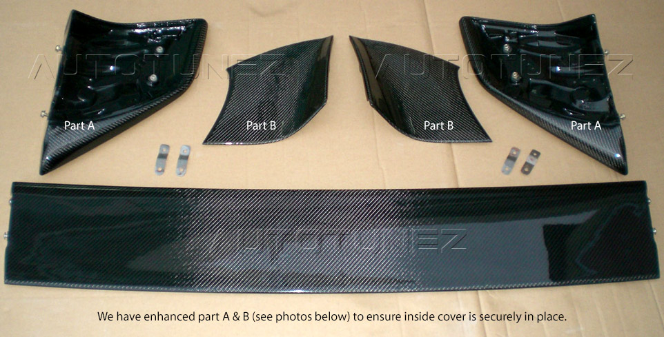 Carbon Fiber Spoiler Wing For Mitsubishi Lancer EVO 7 8 9 Car Evolution VII VIII IX GT Evo7 Evo8 Evo9 Rear Autotunez Tunez