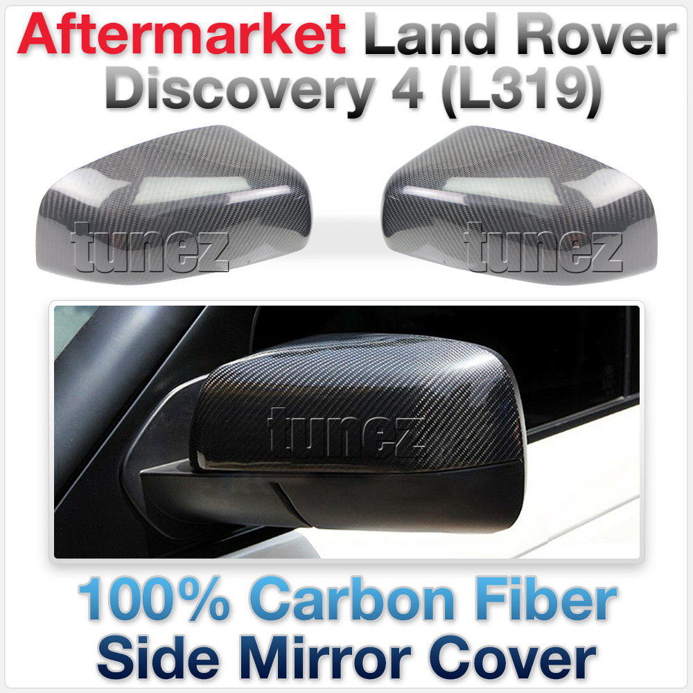 CFD401 Land Rover Discovery 4 2nd Generation Gen L319 2009 2010 2011 2012 2013 Pre-facelift S SE HSE Luxury XS GS Aftermarket Original Real Carbon Fiber Black Finish Side Mirror Cover Car 100% Grade A Quality Australia UK European USA Autotunez tunez