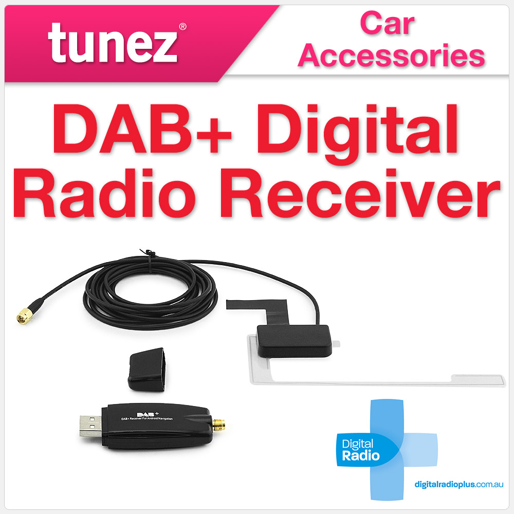 DAB+ Digital Radio Tuner Receiver USB Dongle For Tunez Android Head Unit Car