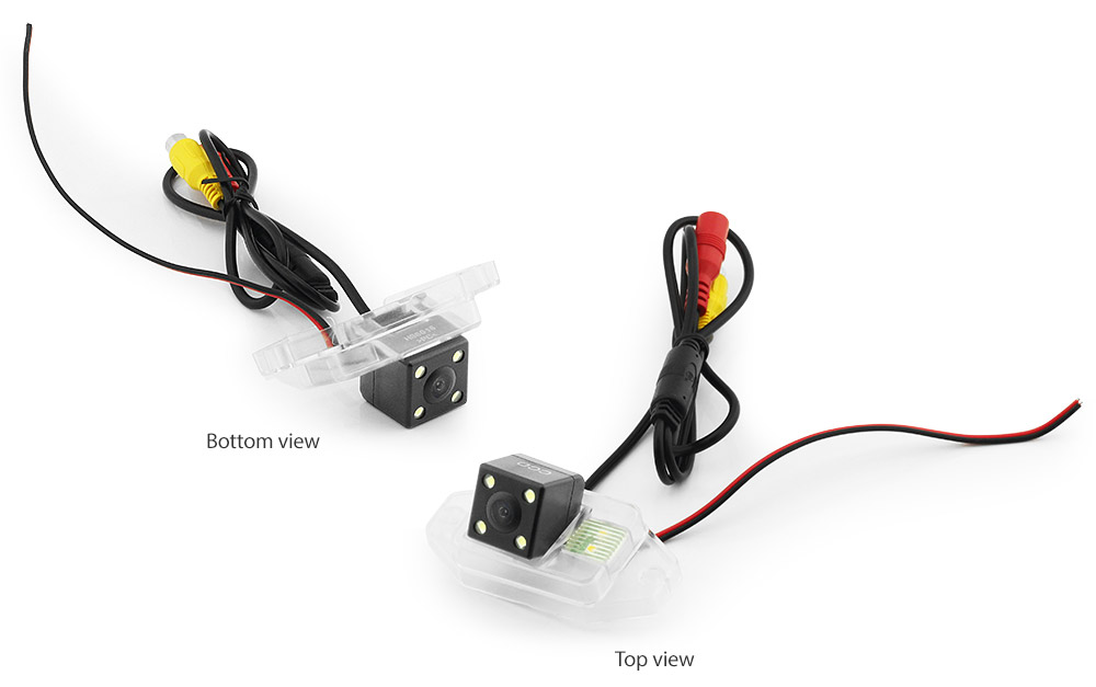 DC001 Prado Toyota Land Cruiser 100 120 Series Dedicated Car Rear Reversing Camera Backup View Back With 4 LED Australia Safety Tunez