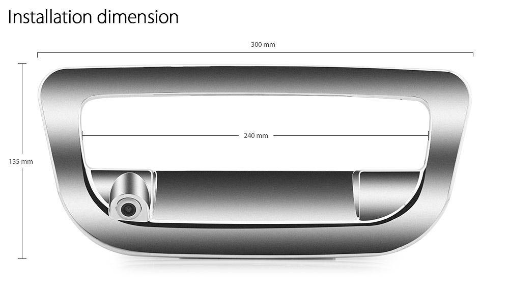 DC005 Ford Ranger 2011 2012 2013 2014 2015 2016 2017 T6 PX MK1 MK2 Dedicated Car Rear Reversing Camera Backup View Back With Australia Safety Tunez Trunk Boot