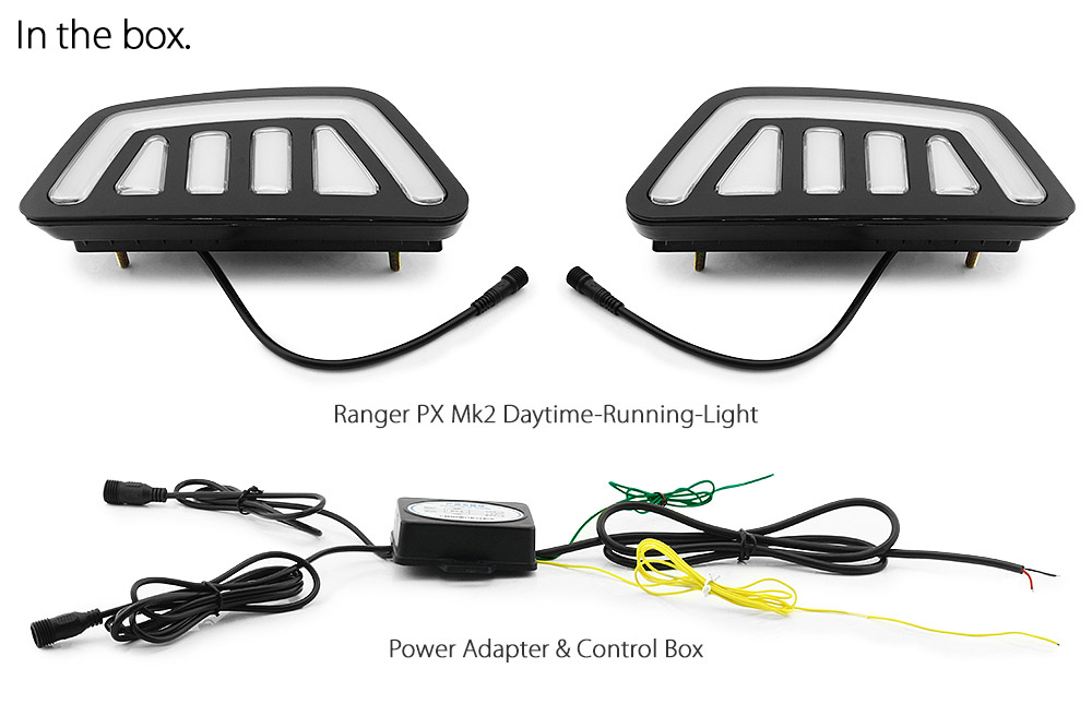 Daytime Running Light DRL Ford Ranger T6 MK2 XL XLT XLS Wildtrak Lamp