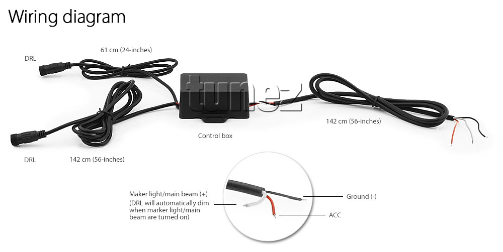 DRL16 Nissan Navara NP300 NP 300 D23 Series DX RX ST ST-X SL Visia Acenta Acenta+ N-Connecta Tekna LED Fog Light UK United Kingdom USA Australia Europe Daytime Day Running Light DRL Day-Running-Light Lamp Front Lights Light White Set Kit For Car Aftermarket Pair 2015 2016 2017 2018 2019