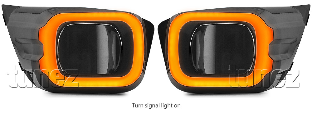 DRL21 Ford Ranger PX T6 MK3 MKIII XL XLS XLT 2019 2020 2021 OEM UK United Kingdom USA Australia Europe Daytime Day Running Light DRL Day-Running-Light Lamp Front Lights Light Turn Signal Indicators Set Kit For Car Aftermarket Pair Tunez