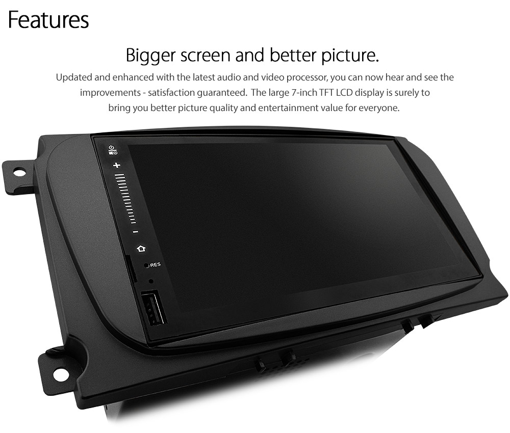 FF27AND GPS Ford Focus Mondeo Generation MK2 MK3 MKII MKIII Year 2007 2008 2009 2010 2011 2012 2013 2014 2015 7-inch Aftermarket Universal Dedicated Double DIN Latest Australia UK European USA Original Android 7.1 Nougat car USB Charger 2.1A SD player radio stereo head unit details External and Internal Microphone Bluetooth Europe Sat Nav Navi Plug and Play ISO Plug Wiring Harness Matching Matte Silver Fascia Kit Facia Free Reversing Camera Album Art ID3 Tag RMVB MP3 MP4 AVI MKV Full High Definition FHD Apple AirPlay Air Play MirrorLink Mirror Link 1080p DAB+ Digital Radio DAB + Connects2 CTSFO002.2 CTSFO003.2