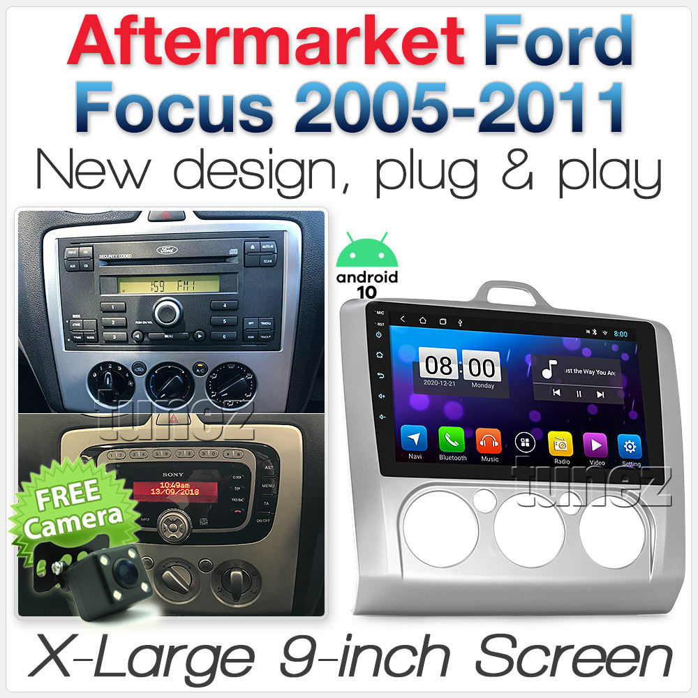 9" Android Car MP3 Player Ford Focus LS LT LV 2005-2011 Radio Stereo MP4 USB