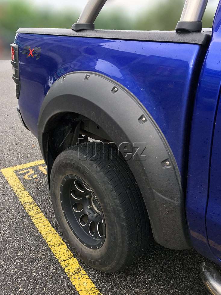 Fender Flare Kit Black For Ford Ranger T6 PX1 20112014 Wheel Arch ABS