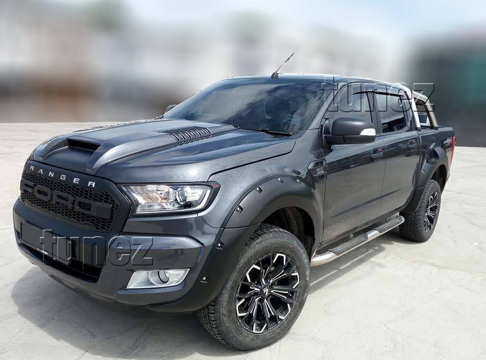Fender Flare Kit Black For Ford Ranger T6 PX2 2015 2019 Flares Wheel 