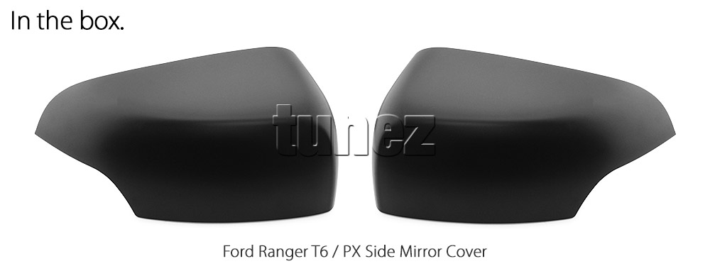 FRM02MC Ford Ranger PX MK1 MK2 MK3 MKI MKII MKIII T6 Wildtrak XL XLS XLT FX4 Limited 2 Raptor Side Mirror Cover Matte Matt Black Edition M-Sport Look For Car Aftermarket Pair 2012 2013 2014 2015 2016 2017 2018 2019 2020 Australia United Kingdom UK European Europe USA tunez