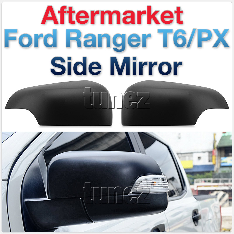 FRM02MC Ford Ranger PX MK1 MK2 MK3 MKI MKII MKIII T6 Wildtrak XL XLS XLT FX4 Limited 2 Raptor Side Mirror Cover Matte Matt Black Edition M-Sport Look For Car Aftermarket Pair 2012 2013 2014 2015 2016 2017 2018 2019 2020 Australia United Kingdom UK European Europe USA tunez