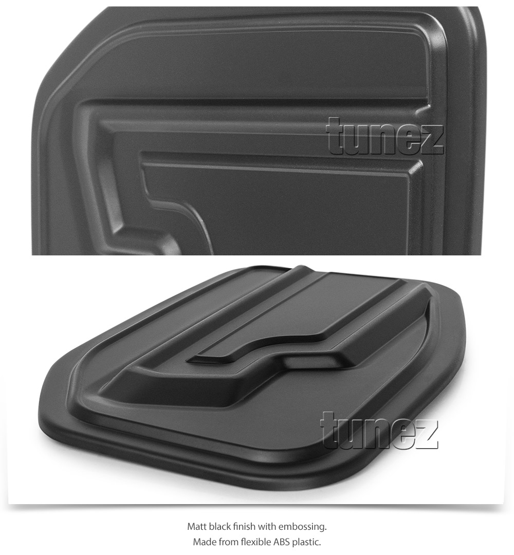 FRM20 Ford Ranger T6 PX Raptor Ute 2.0 TDCi Bi-Turbo Bi Turbo Matte Matt Black Petrol Oil Gas Fuel Tank Door Cover ABS Plastic Frame Mask 3M For Car Truck Aftermarket Year 2018 2019 2020 2021 Australia UK European USA tunez