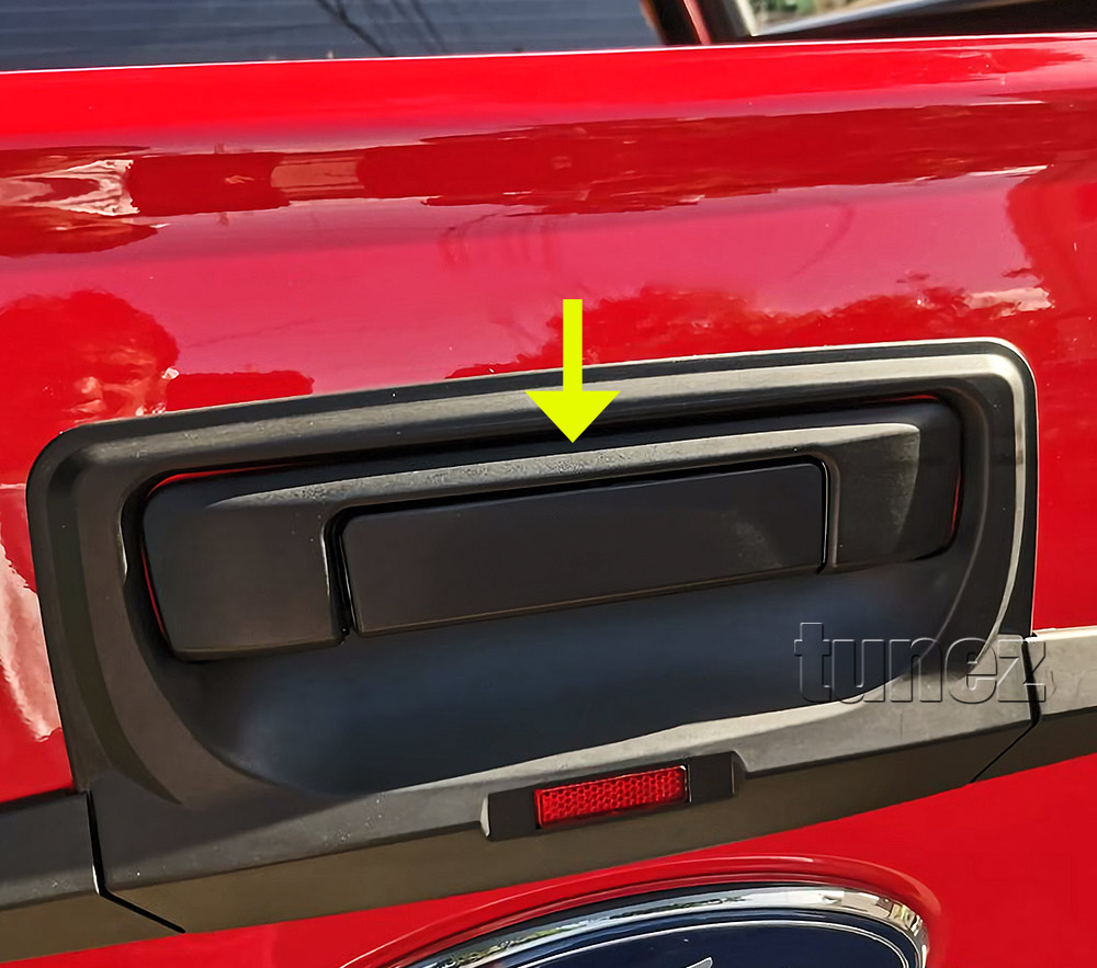 FRM23 Ford Ranger PX T6 MK1 MK2 MK3 MKII MKI MKIII XL XLS XLT Limited2 Limited 2 Tailgate Trunk Handle Cover Guard For Car Matte Matt Black Night Dark Sky Series Edition Protector Cover Passenger Front Rear Side For Car Aftermarket Set Pair 2011 2012 2013 2014 2015 2016 2017 2018 2019 2020 2021 Autotunez Tunez UK United Kingdom USA Australia Europe