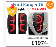 FRR01 Rear Light Tail Lamp Ford Ranger PX LED Smoke LED