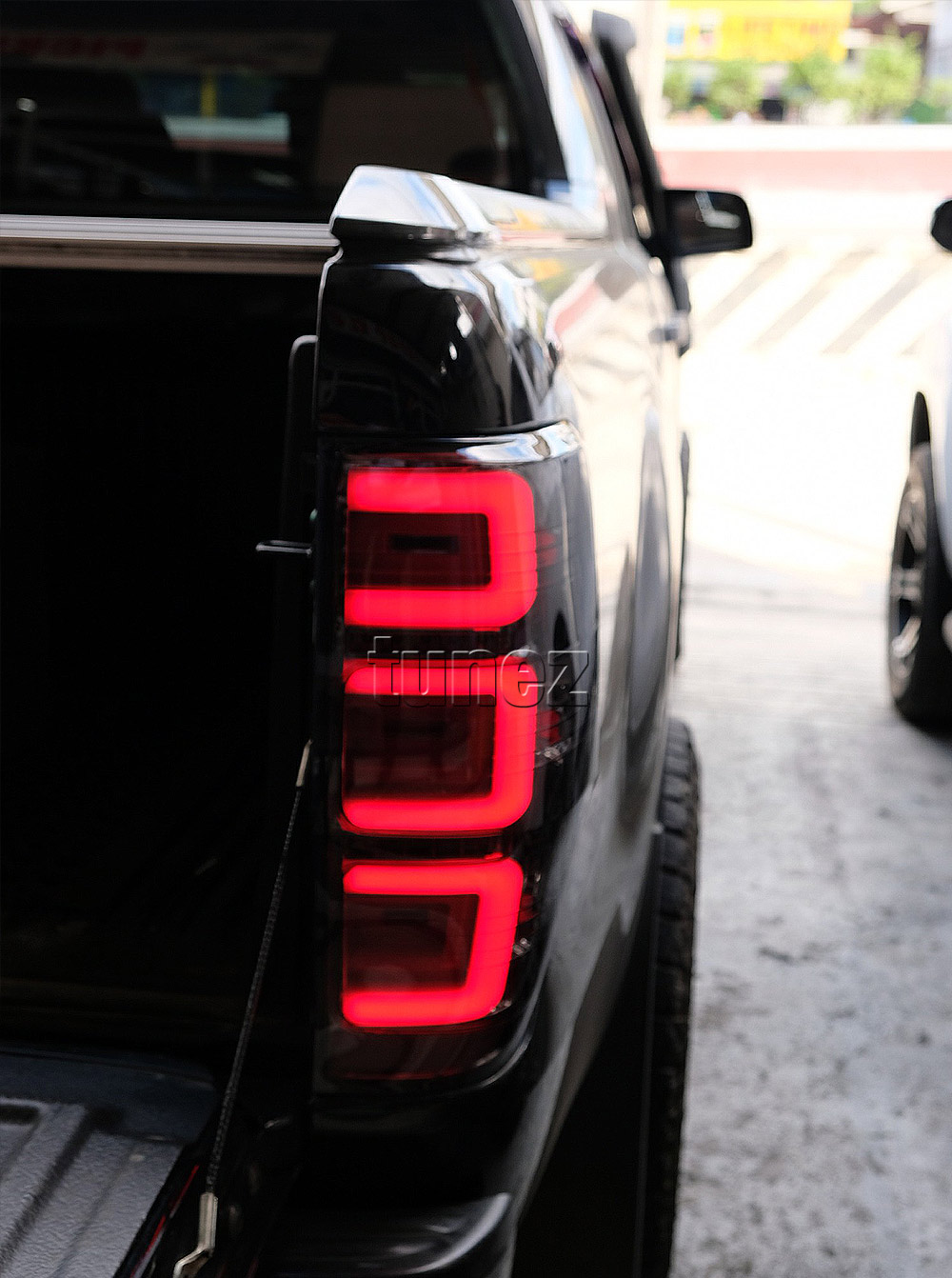 FRR12 Ford Ranger PX T6 Raptor Smoked Smoke Black Edition Styled Three U 3U Design LED Tail Rear Lamp Lights For Car Autotunez Tunez Taillights Rear Light OEM Aftermarket Pair Set 2018 2019 2020 2021 OEM Manufacturer Premier Series 1-Year 12-month Warranty Style Look 2.0 Bi Turbo CDI Bi-Turbo