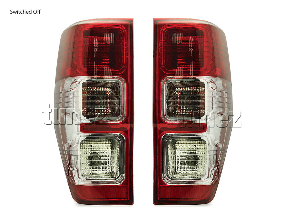 FRR06 OEM Standard Original A Pair Set Ford Ranger PX MK1 MK2 MKII MKI T6 2012 2013 2014 2015 2016 2017 2018 2019 Wildtrak XL XLS XLT Tail Rear Lamp Lights For Car Taillights Rear Lamp Light Aftermarket