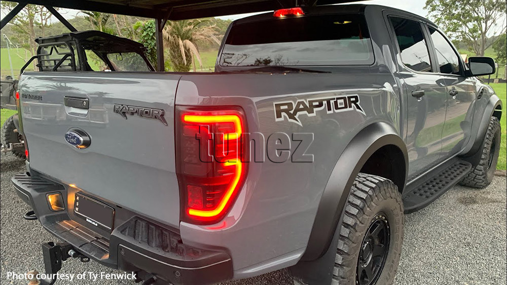NEW Smoked LED Tail Rear Lamp Lights For Ford Ranger Raptor 2018 2019