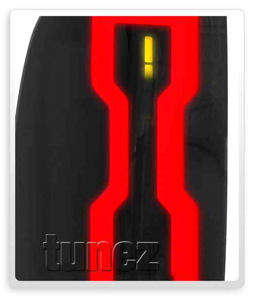 FRR18 Ford Ranger T5 PJ PK Mk1 Mk2 2007 2008 2009 2010 2011 XL XLT Hi-Rider Wildtrak Trim Edition Version Smoke Smoked Sequential Turn Signal Replacement OEM Standard Original Replace A Pair Set Left Right Side LH RH ABS Back Rear Tail Light Tail Lamp Head Taillights LED Bulb Type Aftermarket Tunez