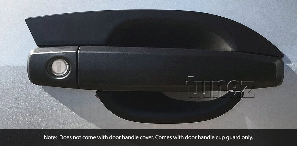 HCM05 Holden SUV Chevrolet Colorado Side Mirror Cover Guard Protector ABS Trim Generation Gen RG LT LTZ LS LSX Z71 Matt Matte Material Black OEM Fitting Aftermarket Door Handle Cup Guard Protector Cover Passenger Front Rear Side For Car Aftermarket Set Pair 2012 2013 2014 2015 2016 2017 2018 2019 2020