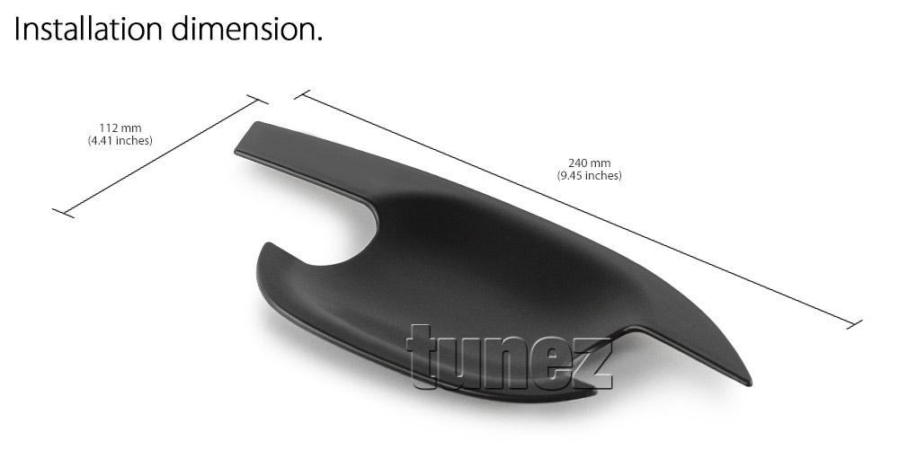 HCM05 Holden SUV Chevrolet Colorado Side Mirror Cover Guard Protector ABS Trim Generation Gen RG LT LTZ LS LSX Z71 Matt Matte Material Black OEM Fitting Aftermarket Door Handle Cup Guard Protector Cover Passenger Front Rear Side For Car Aftermarket Set Pair 2012 2013 2014 2015 2016 2017 2018 2019 2020