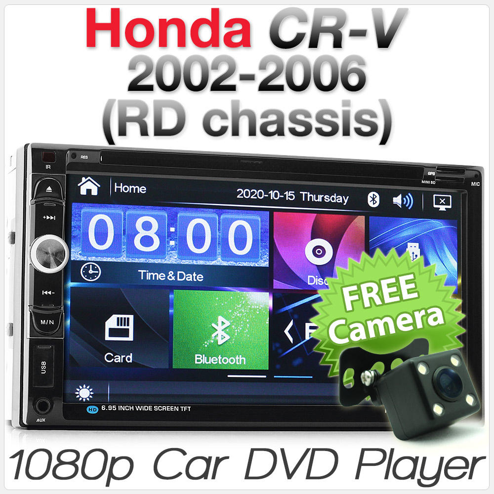 7" Car DVD Player MP3 For Honda CRV CR-V RD 2002-2006 Stereo Radio USB Head Unit