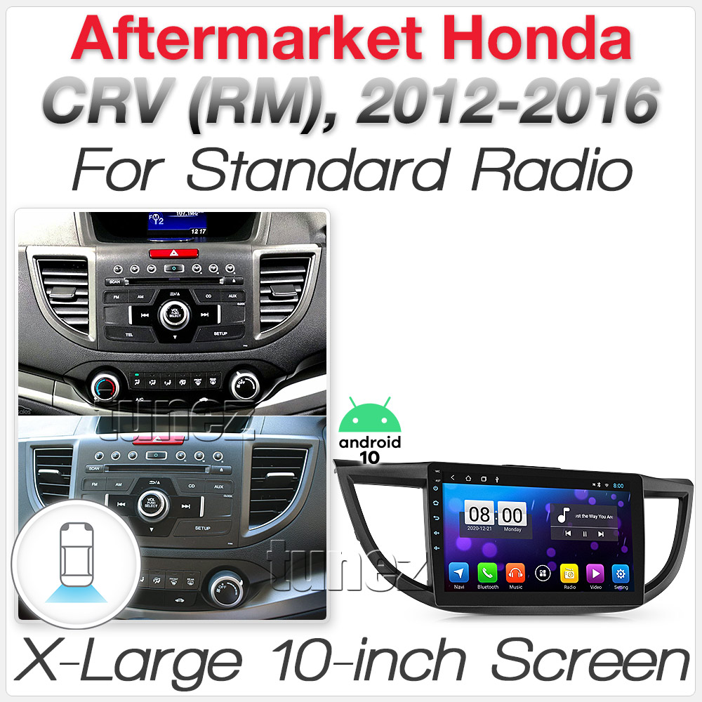 10" Android MP3 Car Player For Honda CRV CR-V RM 2012-2016 Stereo Radio Fascia