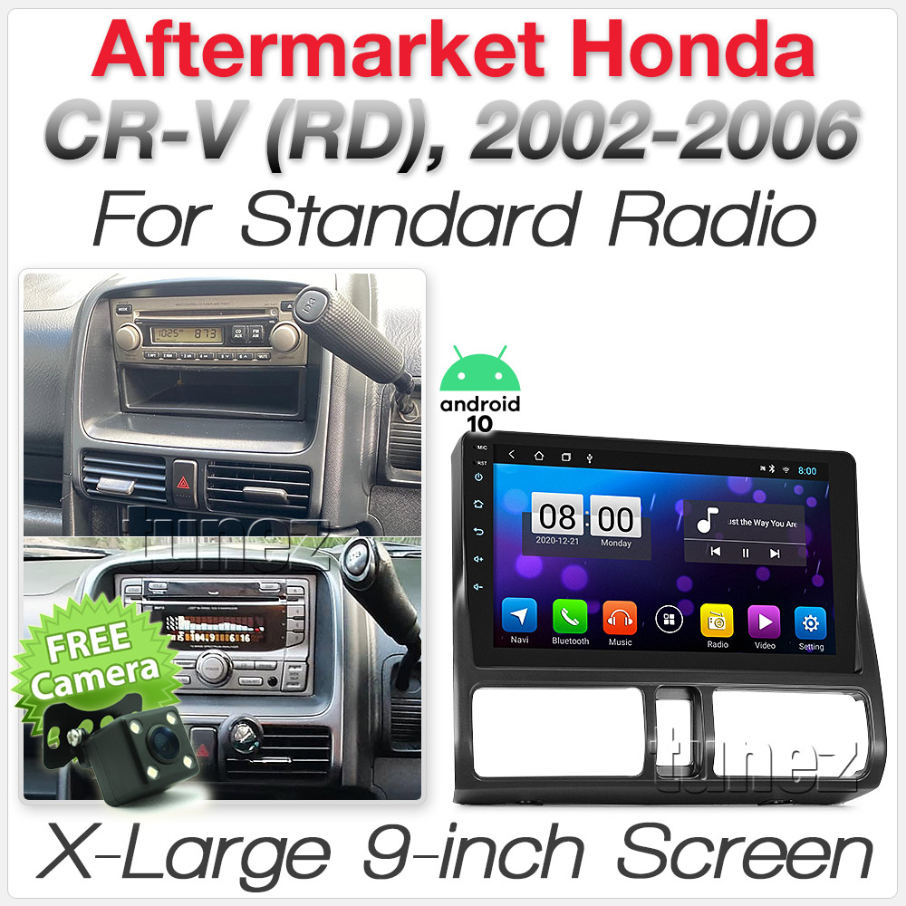 9" Android MP3 Car Player For Honda CRV CR-V RD 2002-2006 Stereo Radio Fascia