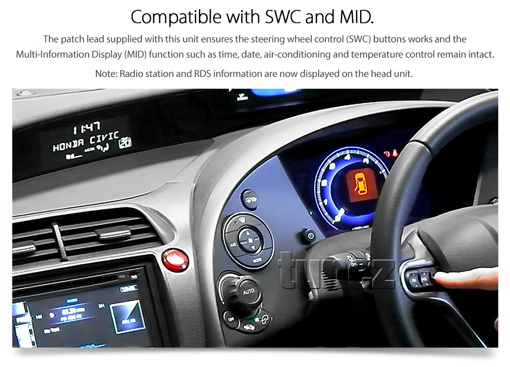 Android Auto Radio Mp3 Spieler Honda Civic Fk Fn Stereo Gps Kopfeinheit Faszien Ebay