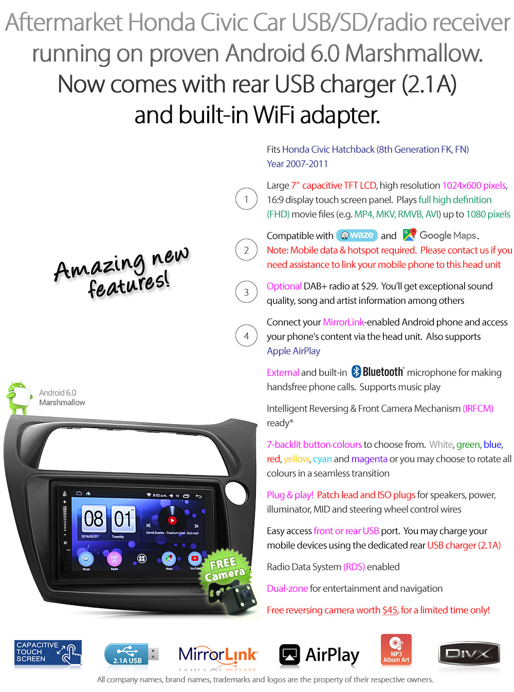 Honda Civic Hatchback 2007 Wiring Harness