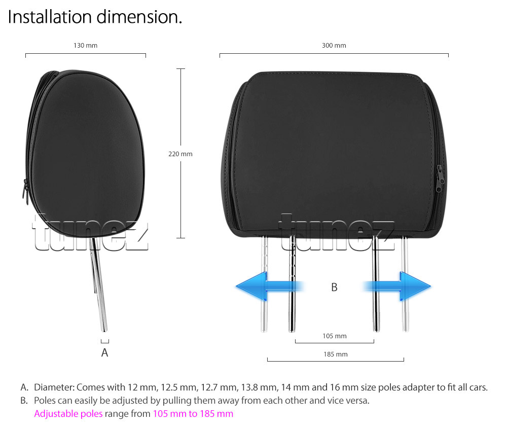 HD01V2 Black Grey Beige Easy-to-install 9