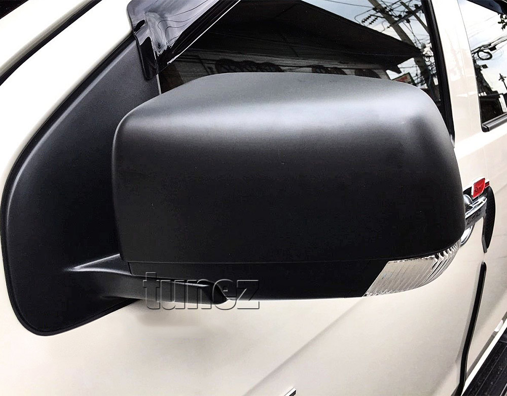 IDM03 Holden Colorado 7 SUV Chevrolet Colorado Isuzu D-Max Side Mirror Cover Guard Protector ABS Trim Generation Gen RG 2012 2013 2014 2015 2016 2017 2018 2019 LT LTZ LS LSX Z71 Matt Matte Material Black OEM Fitting Aftermarket