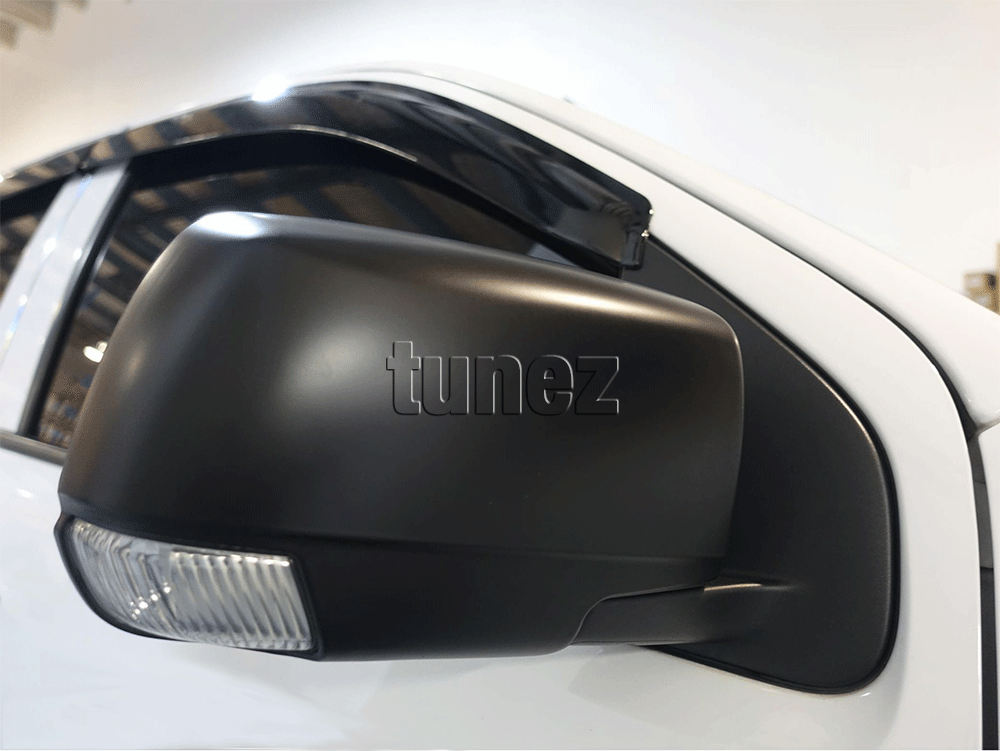 IDM03 Holden Colorado 7 SUV Chevrolet Colorado Isuzu D-Max Side Mirror Cover Guard Protector ABS Trim Generation Gen RG 2012 2013 2014 2015 2016 2017 2018 2019 LT LTZ LS LSX Z71 Matt Matte Material Black OEM Fitting Aftermarket