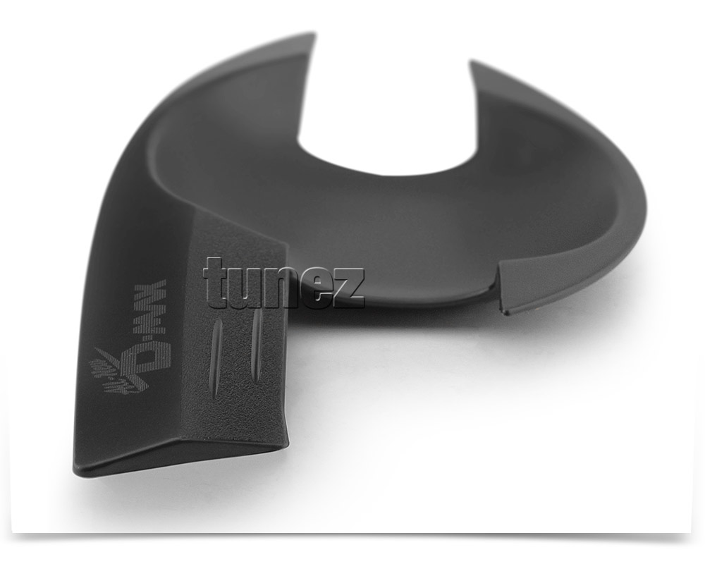 IDM08 Isuzu D-Max DMax RT50 RT85 Holden Colorado RG Series LS SX X-Runner Blade TD Yukon Utah Vision Eiger Fury Black Full UK United Kingdom USA Australia Europe Matte Matt Black Night Dark Sky Series Edition Door Handle Cup Guard Protector Cover Passenger Front Rear Side For Car Aftermarket Set Pair 2012 2013 2014 2015 2016 2017 2018 2019 2020