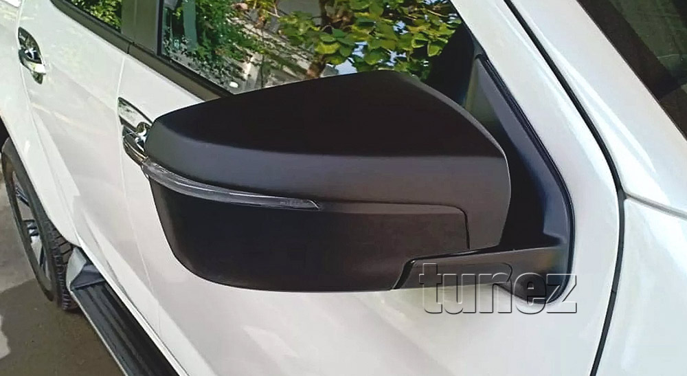 MBM09 Mazda BT-50 BT50 TF Chassis GT SP Thunder XS XT XTR 2021 2022 2023 2024 Half Side Mirror Cover Guard Protector Cover ABS Trim 3rd Generation Gen Matt Matte Material Black OEM Fitting Aftermarket