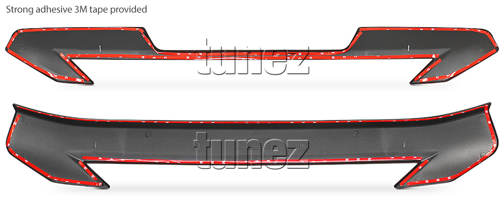 IDM19 Isuzu D-Max DMax RG RG01 Series SX LS-U LS-M High Ride X-Runner 2021 2022 2023 2024 2025 Car Truck Matte Matt Black Edition Grille Grill Front Bar Chrome Guard Protector Cover For Aftermarket Set Autotunez Tunez UK United Kingdom USA Australia Europe