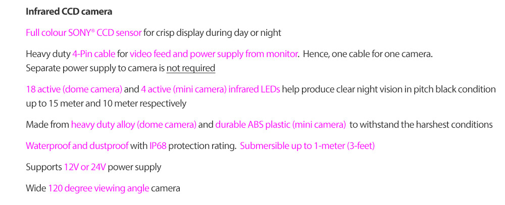 IRCAM4P05SUZI 12V 24V DC 2 Two Channel Advance 4-meter Suzi Coil Trailer Cable Caravan Camera System Motorhome Truck Bus Car Bus Van Lorry Goods Ute Parking Reversing Park Reverse Safety Camera Surveillance Sony Lense Lens CCD 12 Infrared Dome Mini LED Infrared Night Vision Day Pitch Black Condition Heavy Duty 18-Months Australian UK Warranty 7-inch View Screen TFT LCD digital monitor 4-Pin Waterproof video cable industry standard IP68 Dustproof CE FCC Approved RoHS Compliant Certified