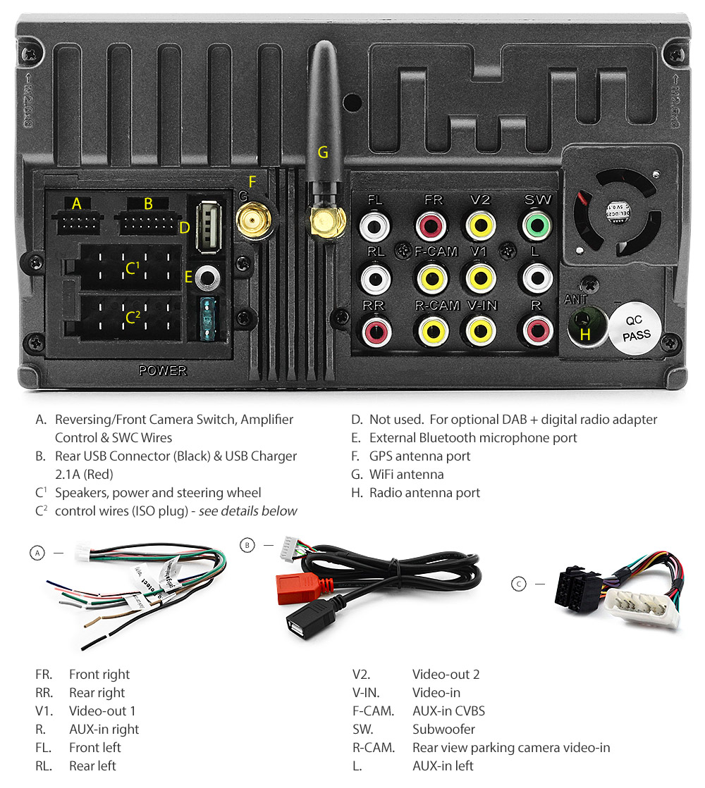 ISZ16AND GPS 7-inch Aftermarket Isuzu D-Max 1st Generation Europe European Australia Year 2006 2007 2008 2009 2010 2011 2012 Holden Rodeo Chevrolet Latest Australia UK European USA Original Universal Double DIN Android 7.1 Nougat car USB Charger 2.1A SD player radio stereo head unit details External and Internal Microphone Bluetooth Europe Sat Nav Navi Plug and Play Fascia Facia Kit ISO Plug Wiring Harness Steering Wheel Control SWC Patch Lead Connects2 Free Reversing Camera Album Art ID3 Tag RMVB MP3 MP4 AVI MKV Full High Definition FHD Apple AirPlay Air Play MirrorLink Mirror Link 1080p DAB+ Digital Radio DAB + tunez tunezmart