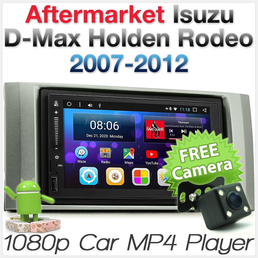 Isuzu D-Max Holden Rodeo 2007-2012 Android Car Player Stereo Radio Fascia Kit OZ