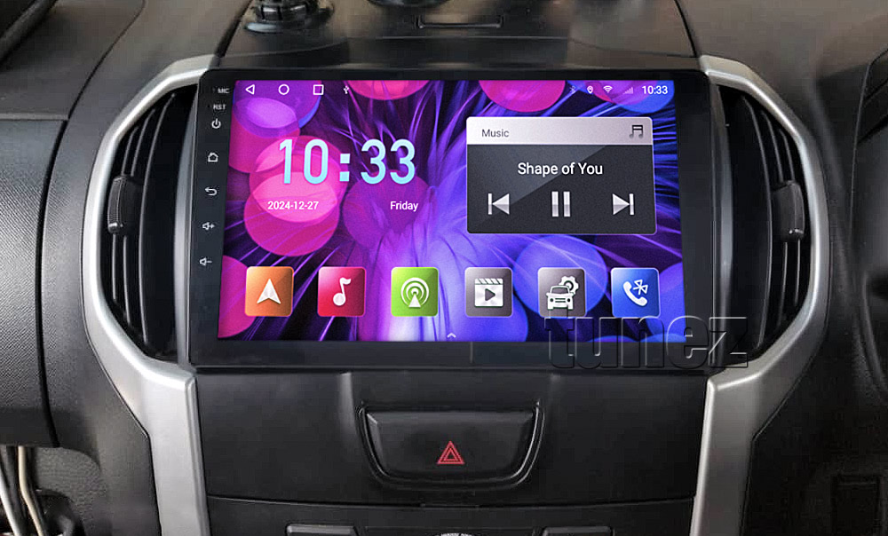 ISZ17AND GPS Aftermarket Holden Chevrolet Colorado 2nd Generation Gen Year 2012 2013 2014 2015 2016 large 9-inch 9' touchscreen Universal Double DIN Latest Australia UK European USA Original CarPlay Android Auto 10 Car USB player radio stereo 4G LTE WiFi head unit details Aftermarket External and Internal Microphone Bluetooth Europe Sat Nav Navi Plug and Play ISO Plug Wiring Harness Matching Fascia Kit Facia Free Reversing Camera Album Art ID3 Tag RMVB MP3 MP4 AVI MKV Full High Definition FHD MyLink My Link 1080p DAB+ Digital Radio DAB + Connects2 CTSIZ001.2