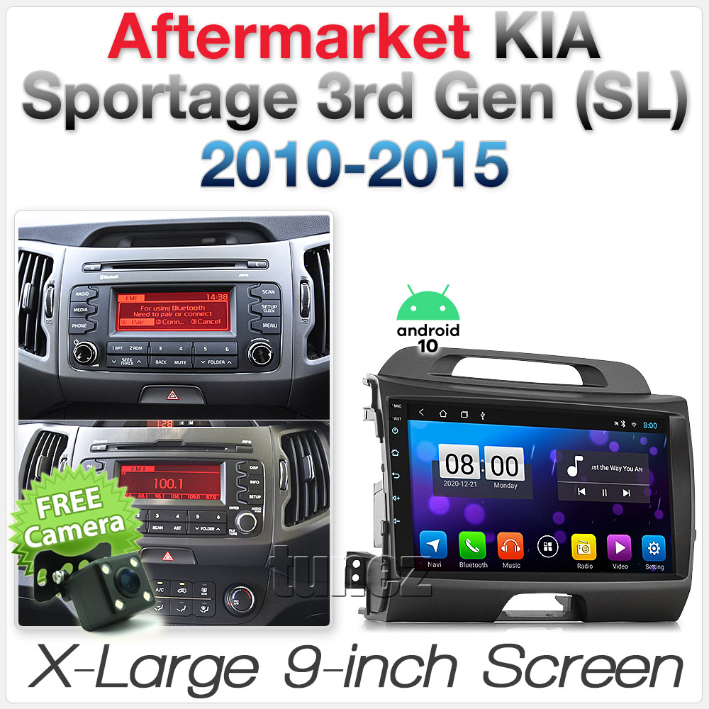Android Car MP3 Player Kia Sportage 2010-2015 Head Unit Stereo Radio MP4 Fascia