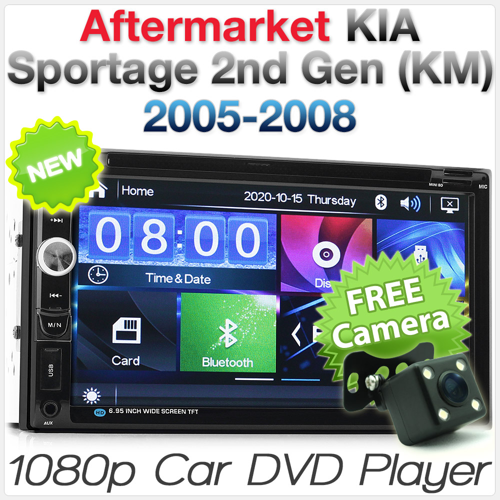 Car DVD MP3 Player Kia Sportage KM 2005-2008 MP4 CD Radio Head Unit USB Stereo