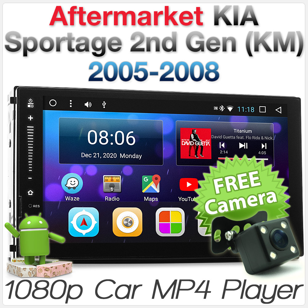 Android Car MP3 Player Kia Sportage KM 2005 2006 2007 Head Unit GPS Stereo Radio