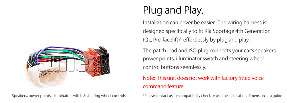 KS07AND GPS Kia Sportage QL Series Chassis 4th Generation Gen Pre Facelift Year 2015 2016 2017 2018 touchscreen capacitive 9 inches touchscreen Universal Double DIN Latest Australia UK European USA Original CarPlay Android Auto 10 Car USB player radio stereo 4GdLTE WiFi head unit details Aftermarket External and Internal Microphone Bluetooth Europe Sat Nav Navi Plug and Play ISO Plug Wiring Harness Matching Fascia Kit Facia Free Reversing Camera Album Art ID3 Tag RMVB MP3 MP4 AVI MKV Full High Definition FHD 1080p DAB+ Digital Radio DAB + Connects2 CTSIZ001.2