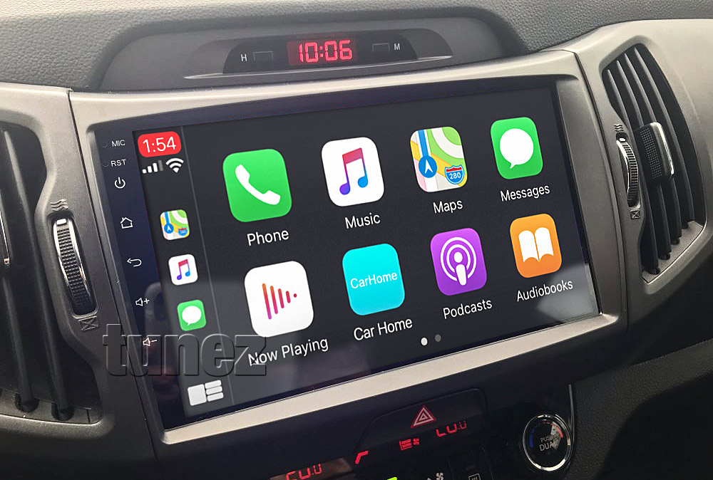 KS08CP KS08 Licensed Apple CarPlay Kia Sportage SL 3rd Generation Gen 2010 2011 2012 2013 2014 2015 Si Premium Platinum SLi Super Large 9-inch 9