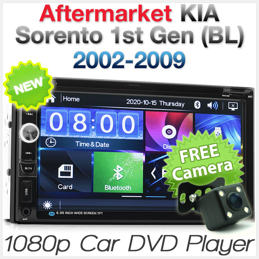 Car DVD MP3 Player For Kia Sorento BL 2003-2009 USB Head Unit Stereo Radio MP4