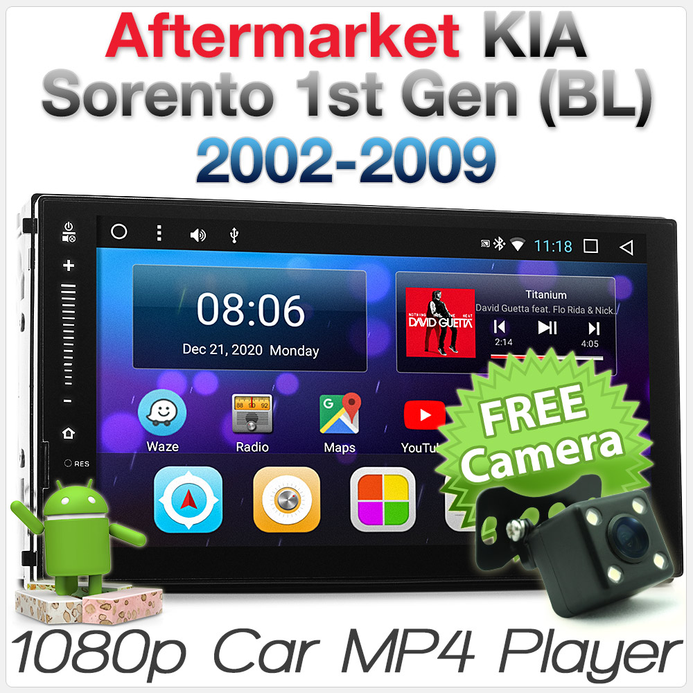 Android Car MP3 Player Kia Sorento BL 2004-2008 USB Stereo Radio Head Unit MP4
