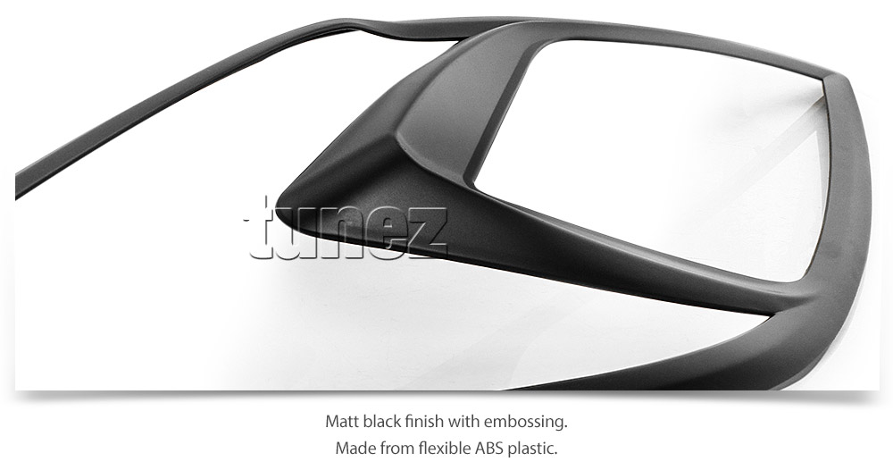 LCMBT01 Mazda BT-50 BT50 UP UR Series GT XT XTR Hi-Rider Lamp Cover Guard Protector Eyelid ABS Plastic Matte Matt Black Front Back Rear Tail Light Tail Lamp Head Light Headlight UK United Kingdom USA Australia Europe Set Kit For Car Aftermarket Pair 2011 2012 2013 2014 2015 2016 2017 2018 2019 2020