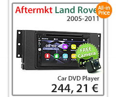 LRD03DVBT Land Rover Disco Discovery 3 Freelander 2 Generation Gen Year 2005 2006 2007 2008 2009 2010 2011 7-inch Double-DIN car DVD CD USB SD Card player radio stereo head unit details Aftermarket RMVB MP3 MP4 720p External Bluetooth Microphone UK Europe Australia USA Fascia Facia Kit ISO Wiring Harness Free Reversing Camera High Definition 3.5mm AUX-in Plug and Play Installation Dimension tunez tunezmart Patch Lead Steering Wheel Control Compatible SWC CTSLR006.2 Connects2 Sat Nav Navi tunez tunezmart Navigation System Genuine Licensed iGO Primo Latest Australia UK United Kingdom Europe NAVTEQ map 7-digit postcode Digital TV DVB-T MPEG-4 DVBT MPEG4 Dual Antenna External Box