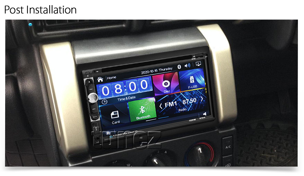 LRD07DVD Land Rover Freelander 1 first 1st Generation Gen Year 2004 2005 2006 2007 7-inch Double-DIN car DVD CD USB SD Card player radio stereo head unit details Aftermarket RMVB MP3 MP4 AVI MKV Full High Definition FHD 1080p External Bluetooth Microphone Fascia Facia Kit ISO Wiring Harness Free Reversing Camera 3.5mm AUX-in Plug and Play Installation Dimension Patch Lead Steering Wheel Control Compatible SWC CTSLR004.2 L314 Connects2